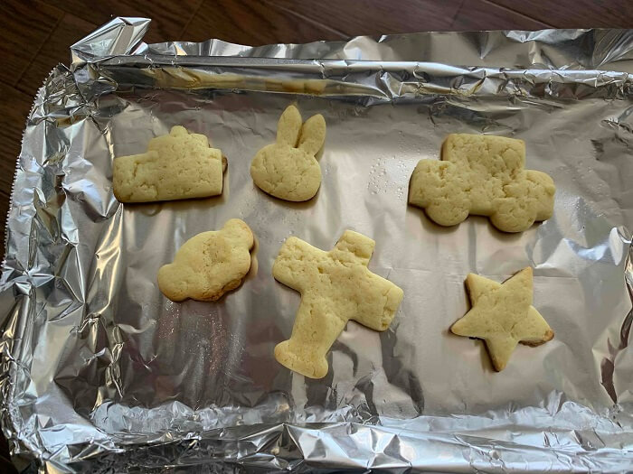 めちゃラククッキーミックス　焼いた後
